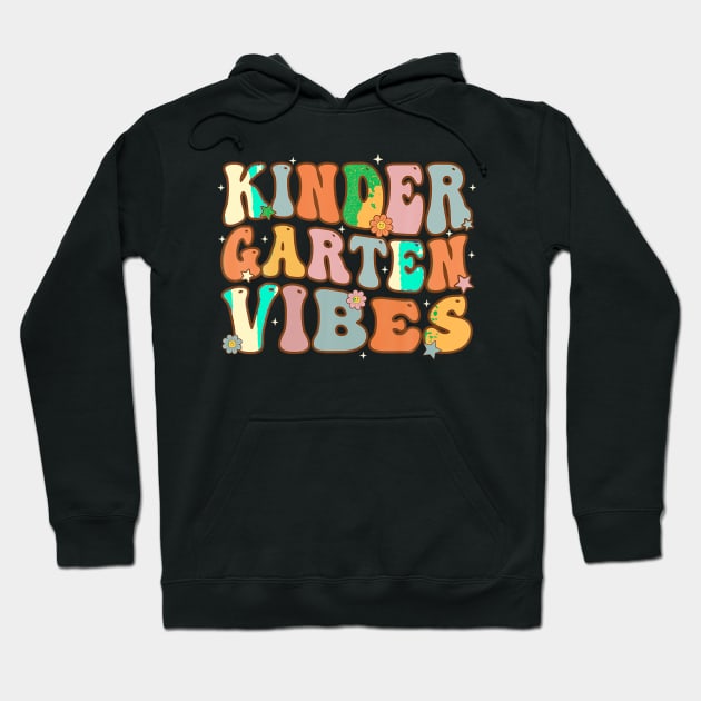 1St Day Of School Kindergarten Vibes Student Eacher Kids Hoodie by Hot food